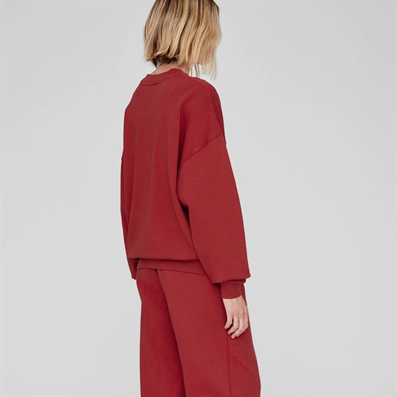 Anine Bing Miles Sweatshirt, Washed Red  